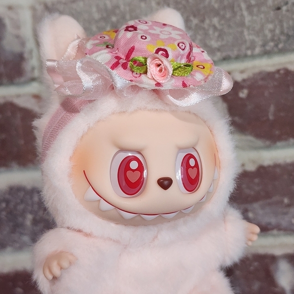 Labubu Pink Hat Headband - Picture 1 of 4
